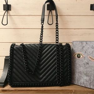 Timeless Black Boy Bag Inspired Purse - Like New